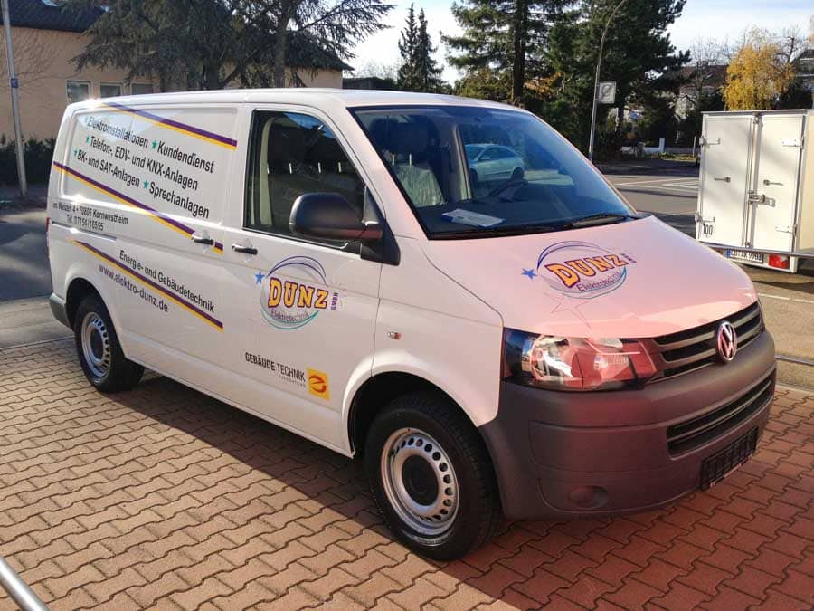 Autobeschriftung Transporter