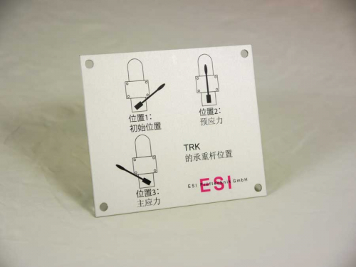 Aluminiumschild chinesisch