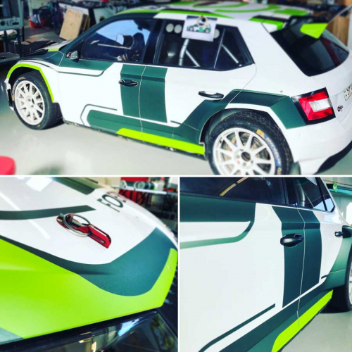 Autobeschriftung - Car Wrapping für Ralley