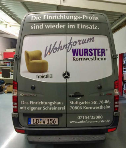 Fahrzeugfolierung - Autobeschriftung Sprinter