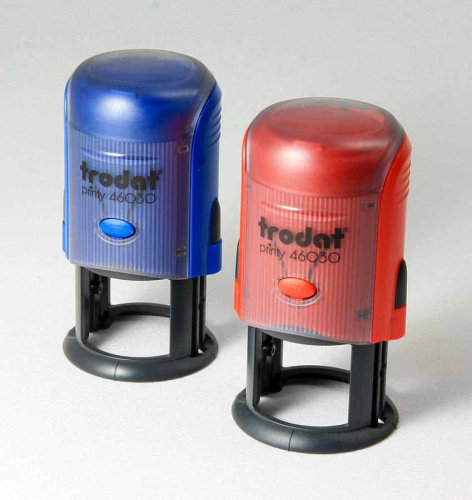 Automatik Stempel rund