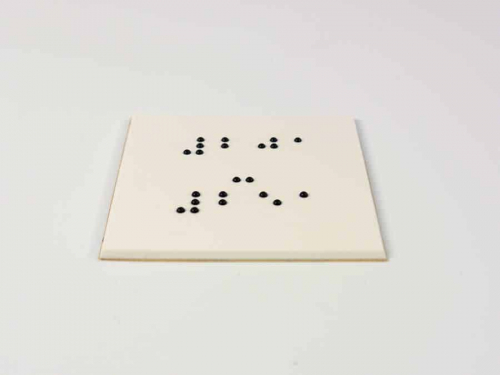 Brailleschrift acryl