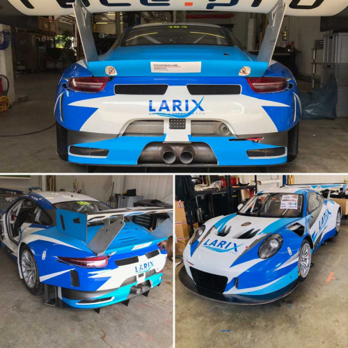 Car Wrapping auf Porsche (3 Ansichten) - Fahrzeugfolierung von SCHILDER BUHL in Kornwestheim (Stuttgart)