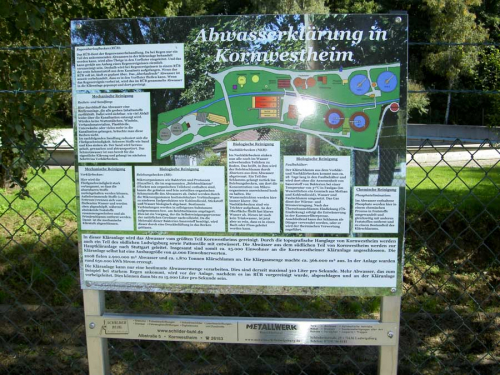 Dibond Alu Info-Schild