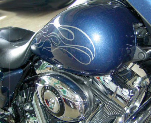 harley-flammen-folierung