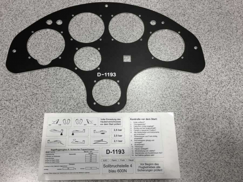 Instrumentenbrett gefräst