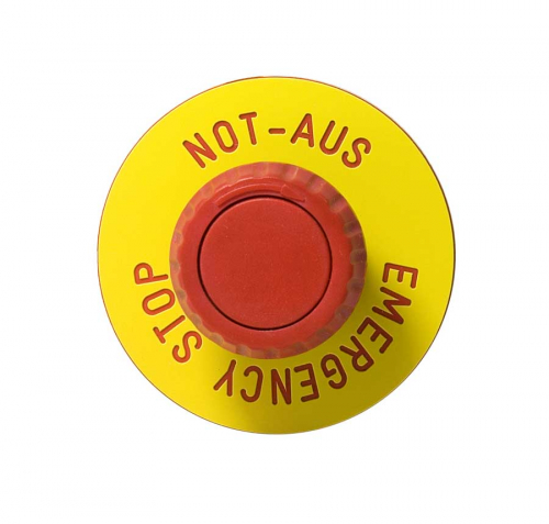 not-aus-schild-graviert